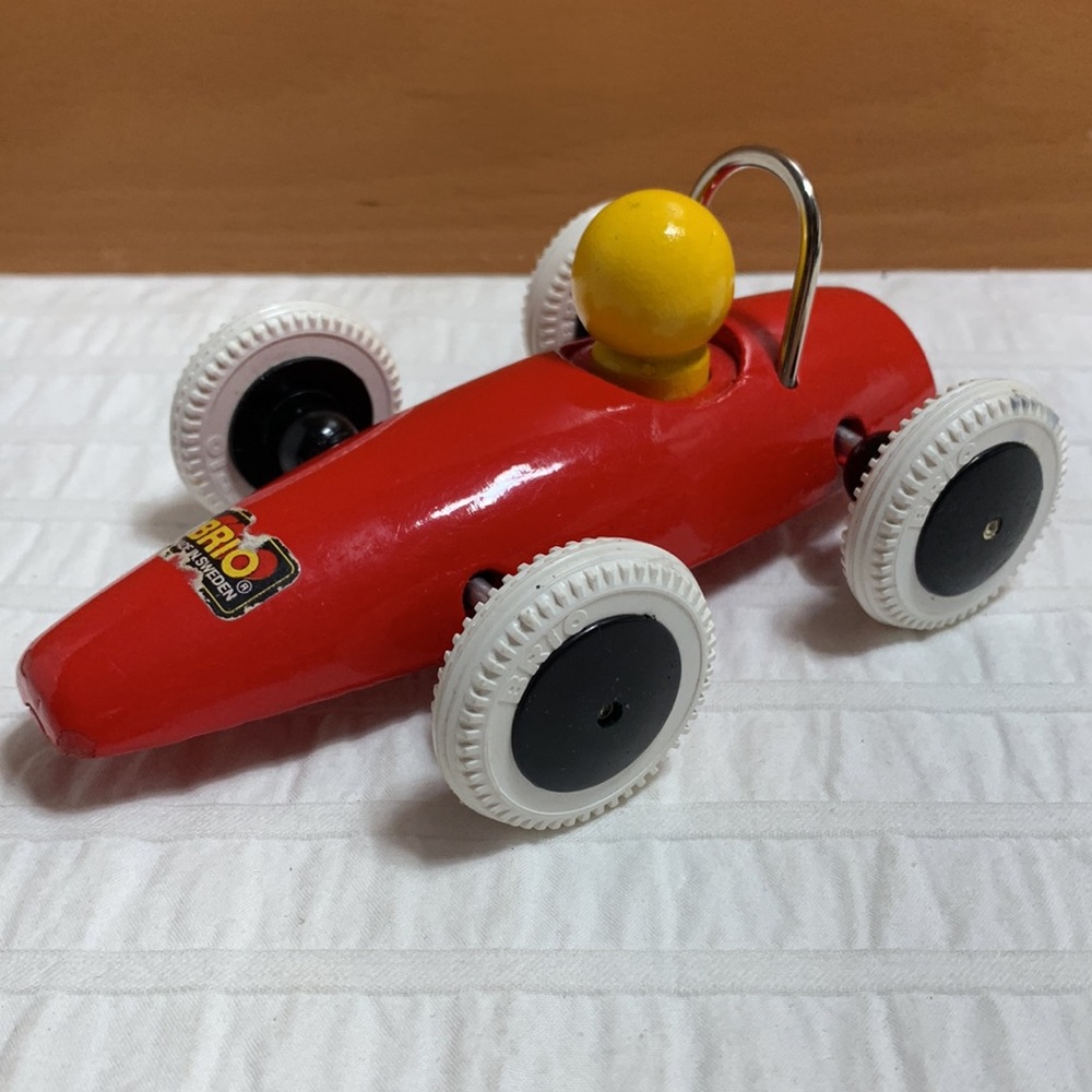Brio Vintage Wooden Race Car 30062